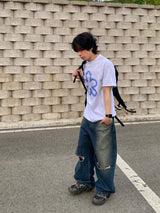 クローバーレタリングショートスリーブTシャツ 4C