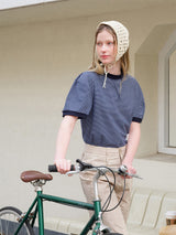 Stripe Volume Sleeve T-shirt