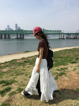 サイドスリットロングスカート (1color)