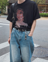 Lua Texture Bowie Short Sleeve T-shirt