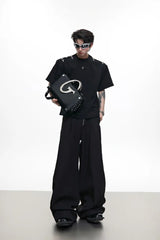 Deconstructed Buckle Shoulder Tee