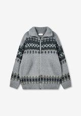 NE High Neck Nordic Zip-up