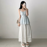 Modding Shirring Ribbon Nash Blouse