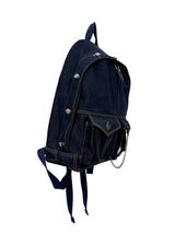 Trucker Jacket Backpack in Blue