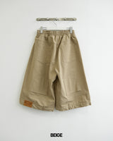 Log Bermuda Cotton Pants