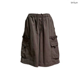 (3color) ストラクチャードカーゴバミューダパンツ