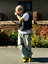 Trucker nylon collar vest 2C