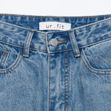 FLOWER EMBROIDERED LIGHT BLUE DENIM PANTS code 18103