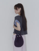 TULIP STRIPE CAPRI PANTS (PINK)