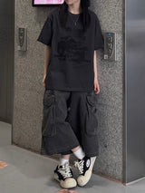 オーシャンムード プリンティング Tシャツ