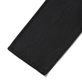 KIRSH PLAIN COOL WIDE FIT DENIM PANTS - BLACK