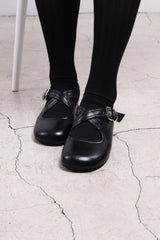 Pully Cross Strap Mary Jane Loafers
