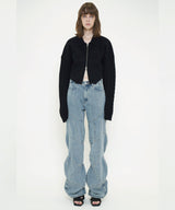 SPIRAL DENIM PANTS
