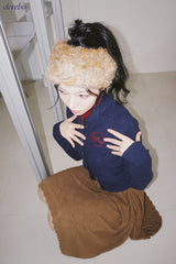 Real Button Embroidered Knit Cardigan