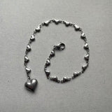 stainless heart bracelet