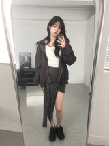 ドレープストラップスカート