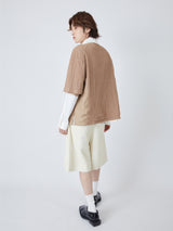 DECONSTRUCTED ZIPPER SHORT
