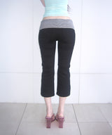 stripe folding capri pt
