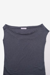 Thira stripe 2-way tee
