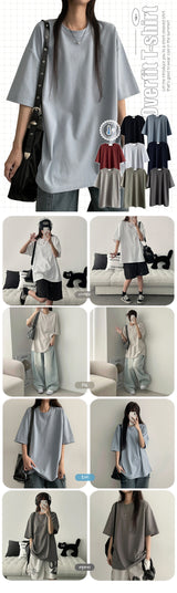 [A breathable fabric!] Tシャツウィズクールラディッシュオーバーフィット