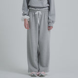 Frill Needle Pants (Grey)