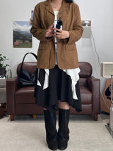 LAP FLARE SKIRT