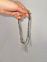 Pierced beads choker (4color)