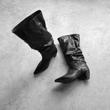 1214 City Belt Stiletto Long Boots (5cm)