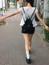リブル ロールアップ アジャスト ショート パンツ