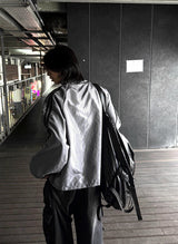 Lightweight High-Neck Side Track Wind Jacket 4color