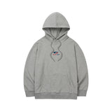 Sports Dept Symbol Logo Hoody - Melange Grey