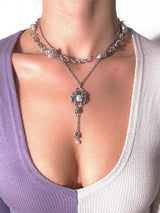 Cold Pearl Circuit Necklace