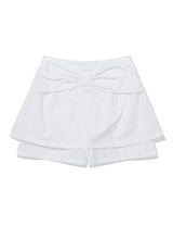 ジャイアント リボン スカートパンツ(WHITE)
