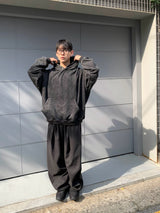 カイルピンタックフリースワイドパンツ 3C