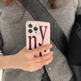 NYC phone case pink (card)