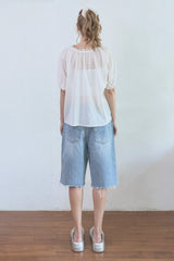 Dona Lace Blouse [Ivory]