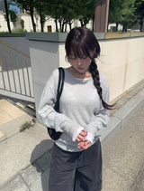 メッシーポケットカーゴスリットワイドパンツ