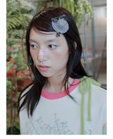 UnsocialNight original design autumn and winter light green cute イラストプリントハーフスカート female