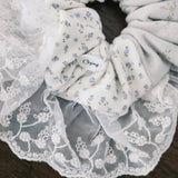Lace scrunchie_mint cream