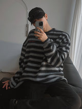 フラッフィールーシーフリースボーダーTシャツ (3color)