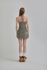 RIBBED SLEEVELESS TOP