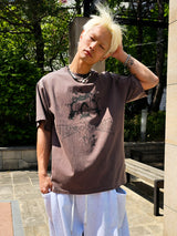 VENTIQUE ピグメントスモークTシャツ 3color