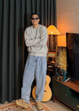 [virstyle original] INKKI two tuck Balloon Tapered Denim Pants 4COLOR
