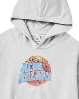 25FW BASKET BALL PIGMENT WIDE HOODIE LIGHT GRAY