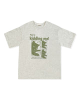 KIDDING CAT PRINTING SHORT-SLEEVE T-SHIRT