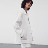 SAFARI SHIRT JACKET WHITE