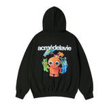 25SS 25SS クレイエイリアンフーディー ブラック