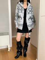 Heritage Hooded Knit Zip-Up