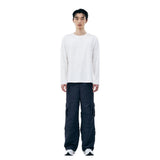 ESSENTIAL LONG BASIC TEE [WHITE]