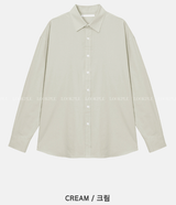 Wonderant Ice Cotton Linen Overfit Shirt